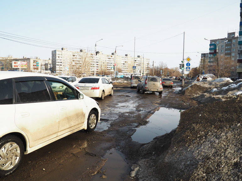 комсомольск на амуре дороги флюгер ямы ремонт пирогова