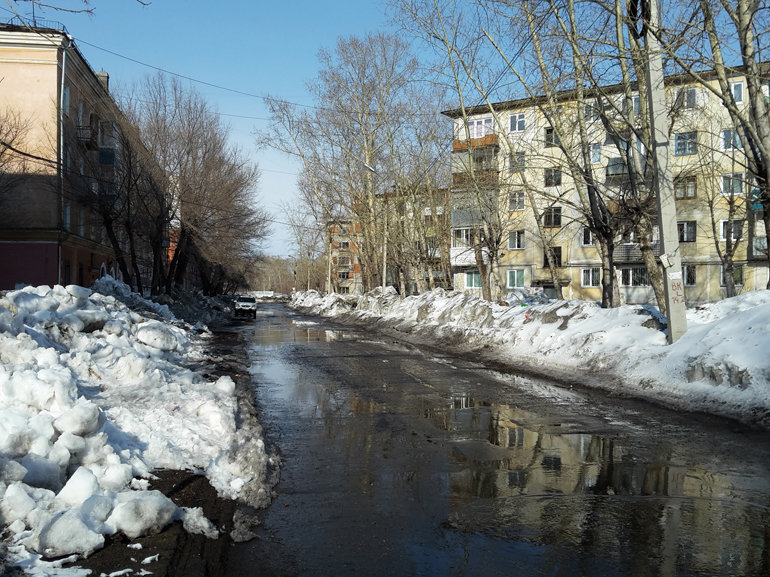 комсомольск на амуре дороги флюгер ямы ремонт парижская коммуна