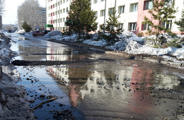 комсомольск на амуре дороги флюгер ямы ремонт васянина